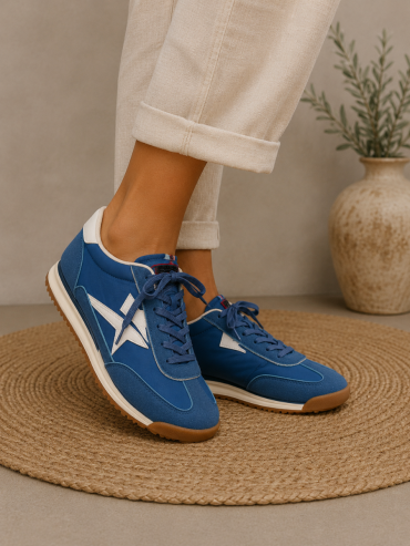 Baskets bleues 49€