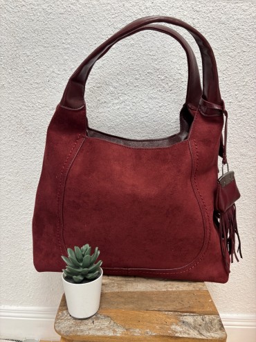 Sac à main burgundy à 44€
